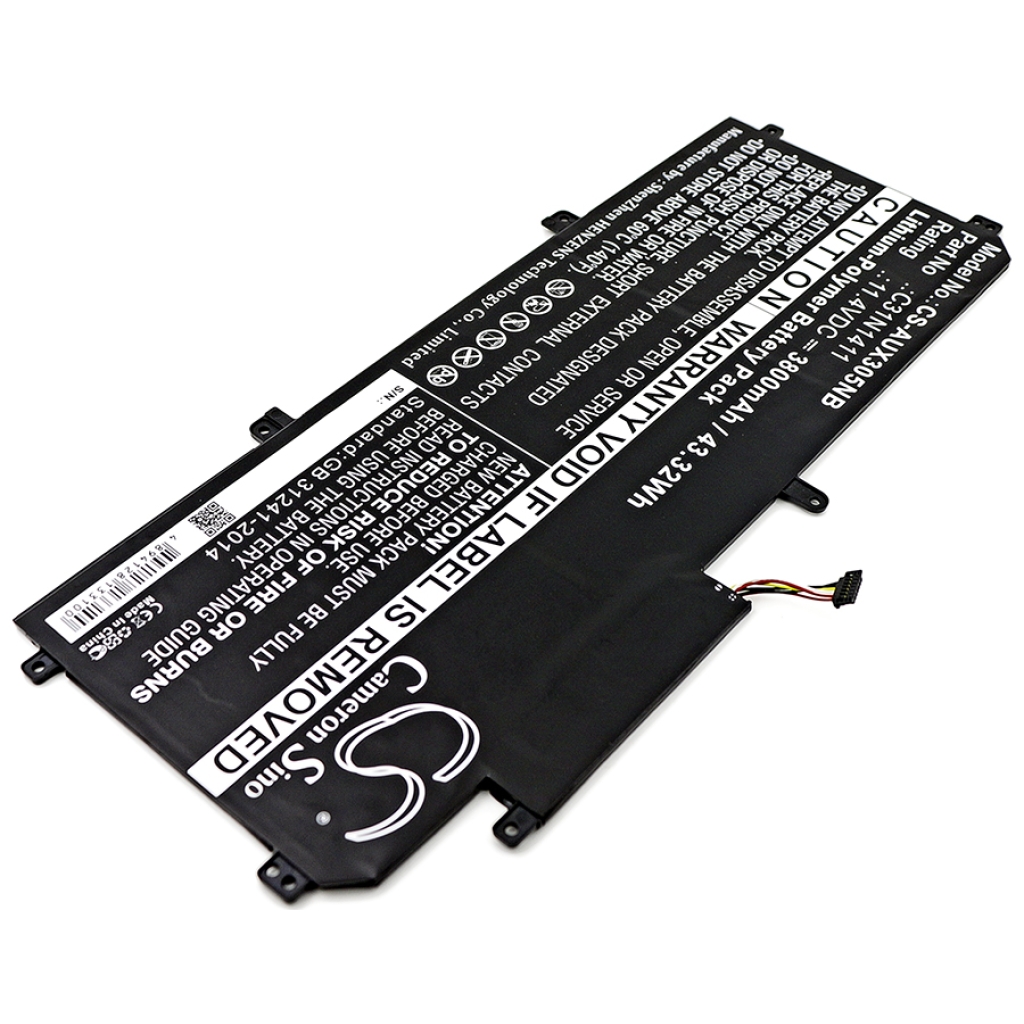 Compatible battery replacement for Asus  C31N1411, 0B200-01180000