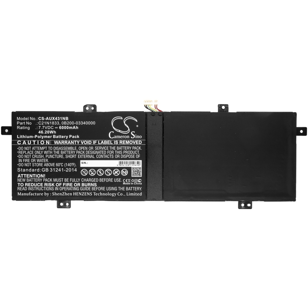 Notebook battery Asus CS-AUX431NB