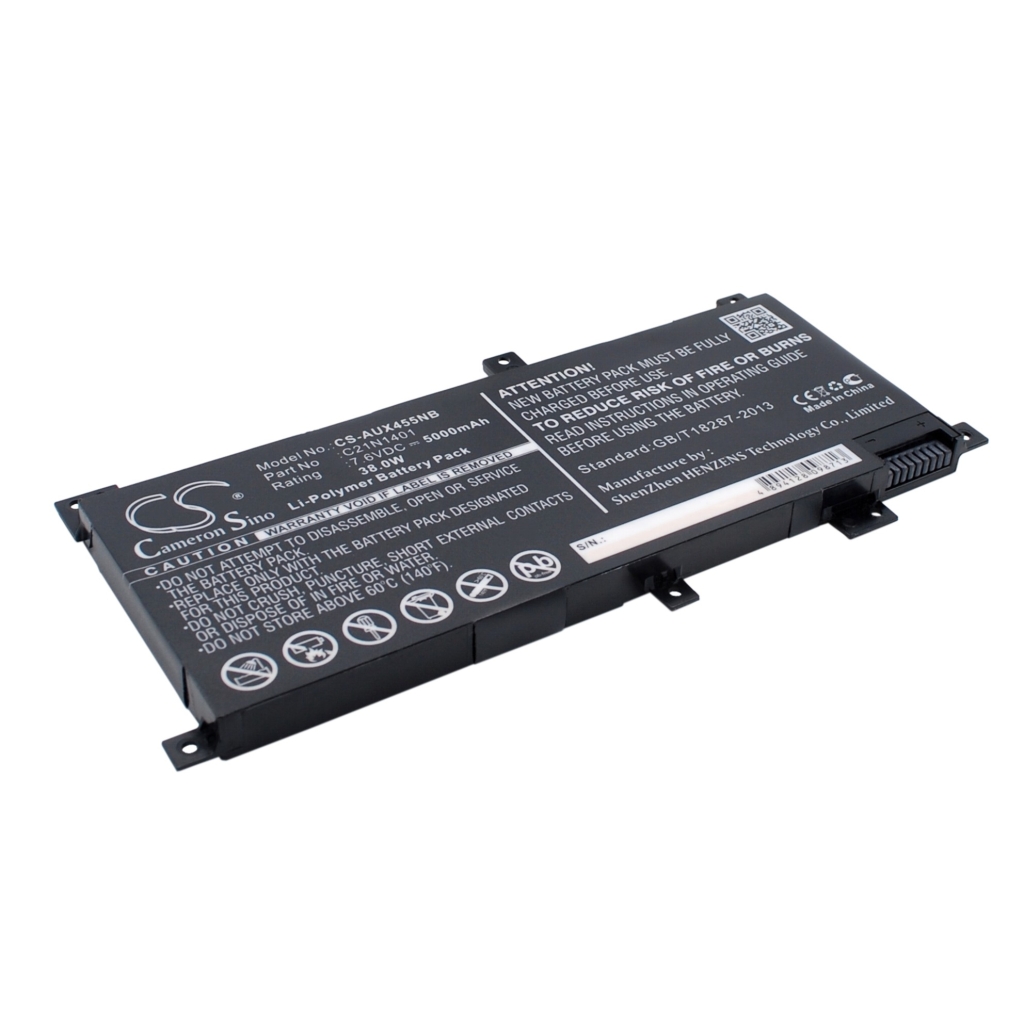 Compatible battery replacement for Asus  0B200-01320000, C21N1401, 0B200-01040000, 0B200-01320400, 0B200-01130200...