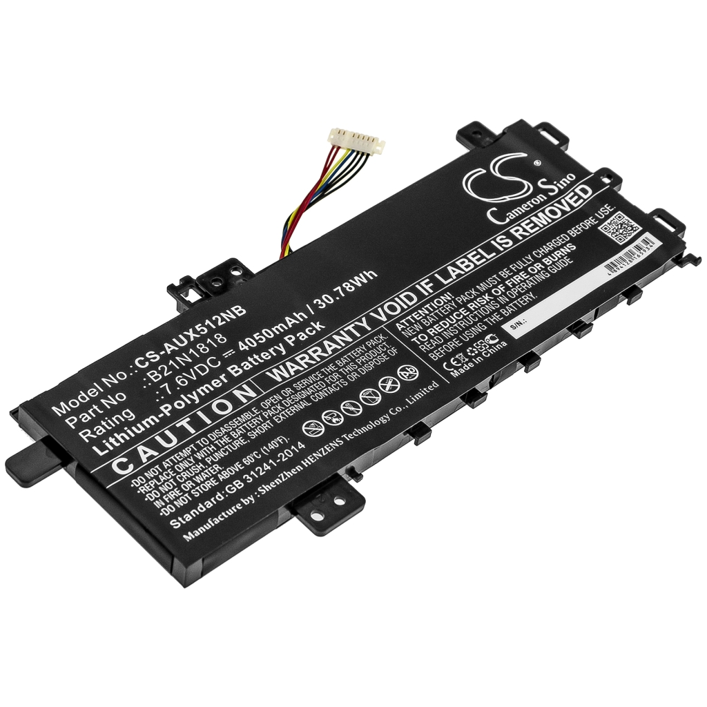 Compatible battery replacement for Asus  0B200-03450500, B21BnEH, 0B200-03350500M, B21Bn2H, 0B200-03350500...