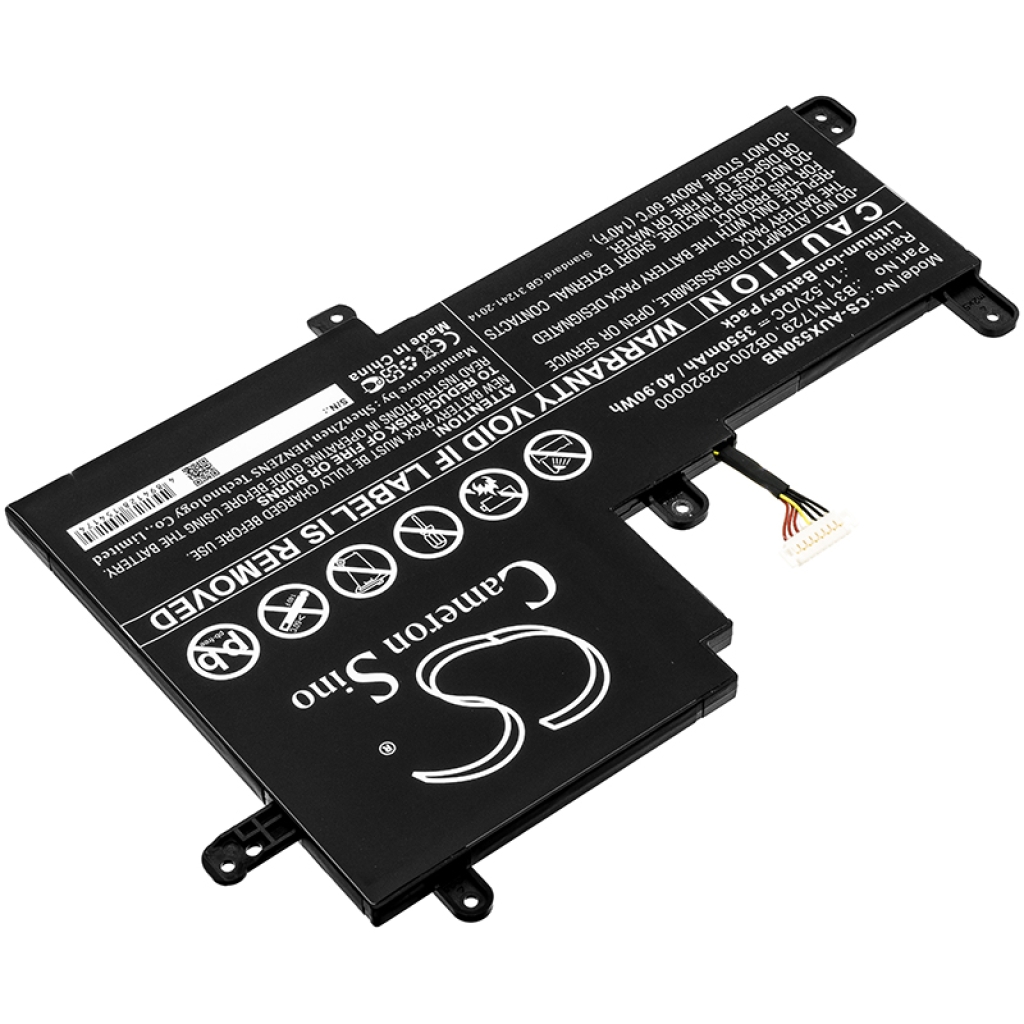 Compatible battery replacement for Asus  B31N1729, 0B200-02920000