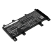 Compatible battery replacement for Asus  C21N1515, 0B200-01800100, 0B200-01800000