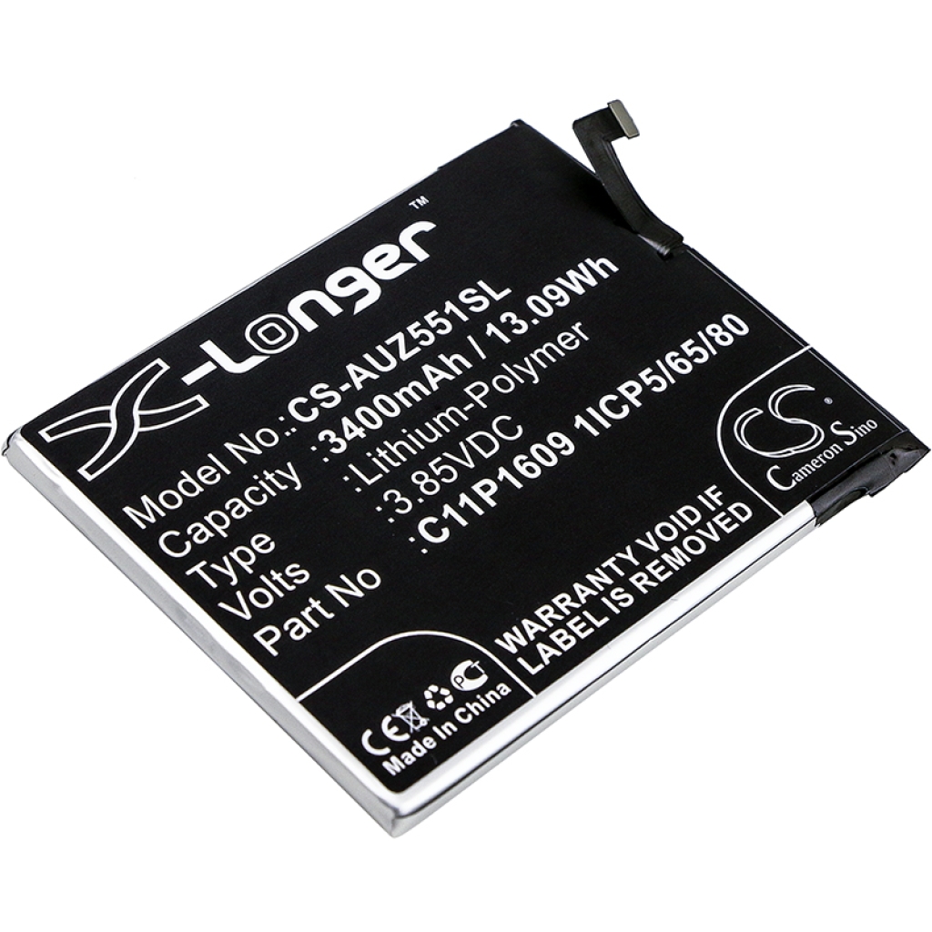 Compatible battery replacement for Asus C11P1609 1ICP5/65/80