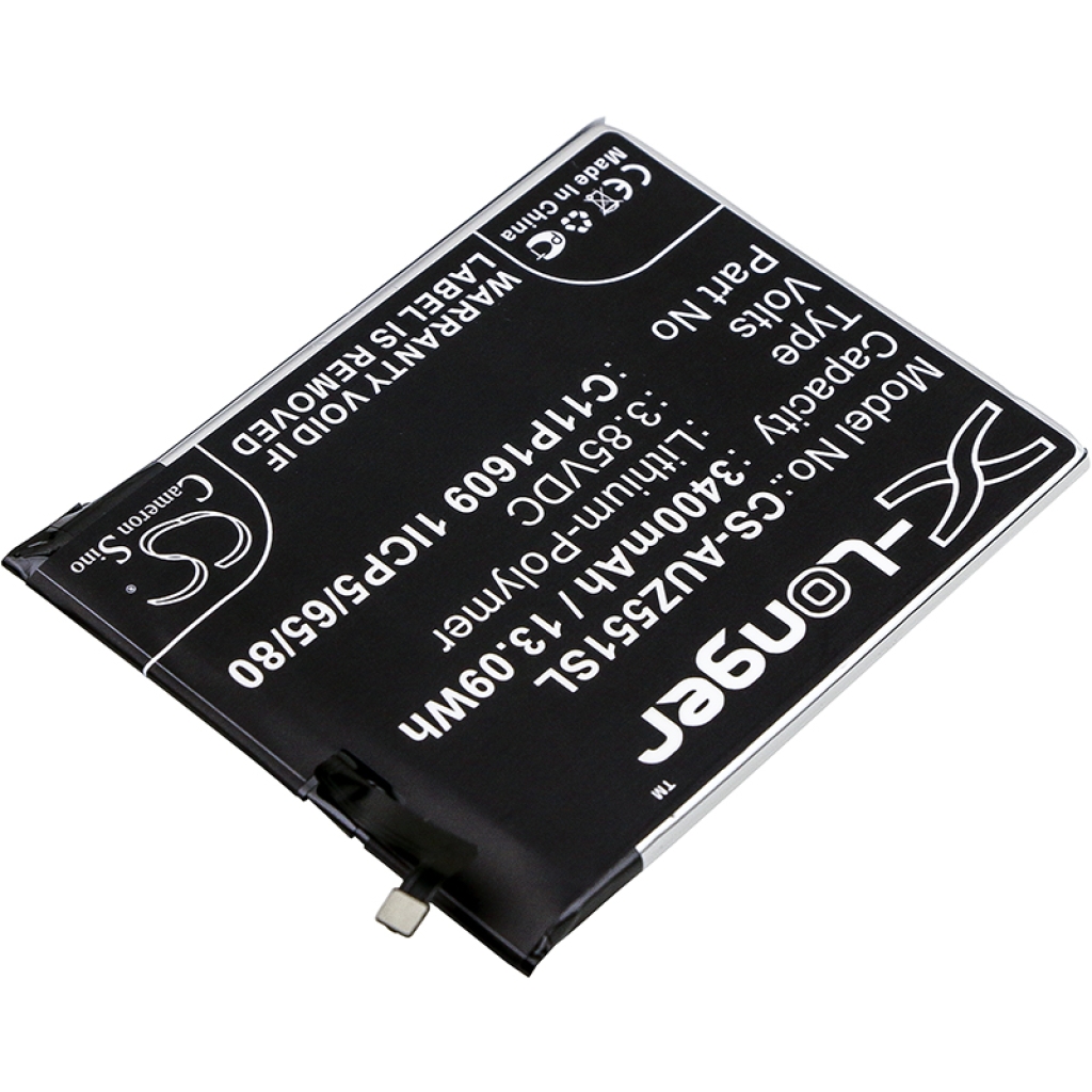 Compatible battery replacement for Asus  C11P1609 1ICP5/65/80