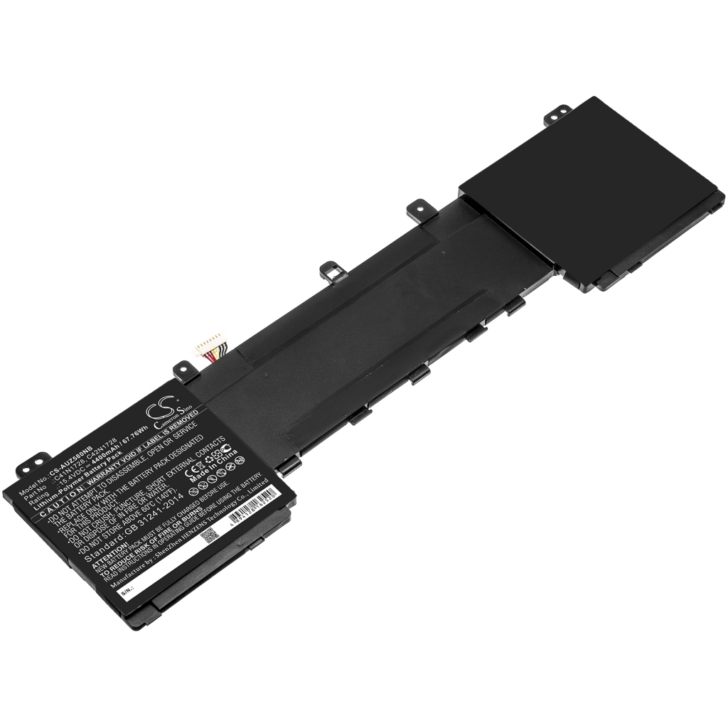 Compatible battery replacement for Asus  C42N1728, C41N1728, 0B200-02520100