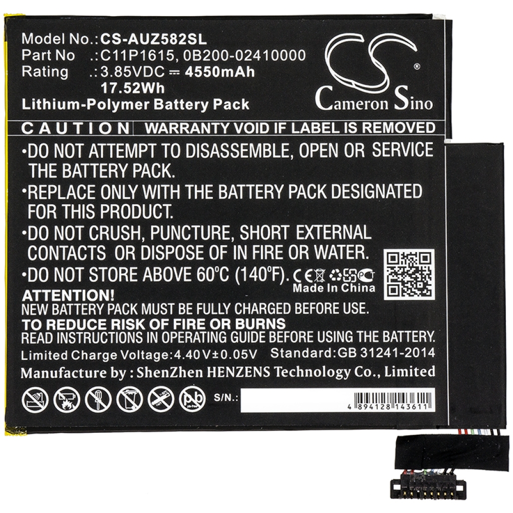 Tablet Battery Asus CS-AUZ582SL