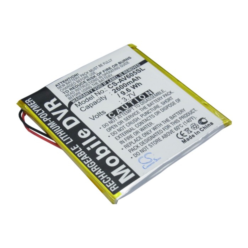 MP3, MP4, PMP Battery Archos CS-AV605SL