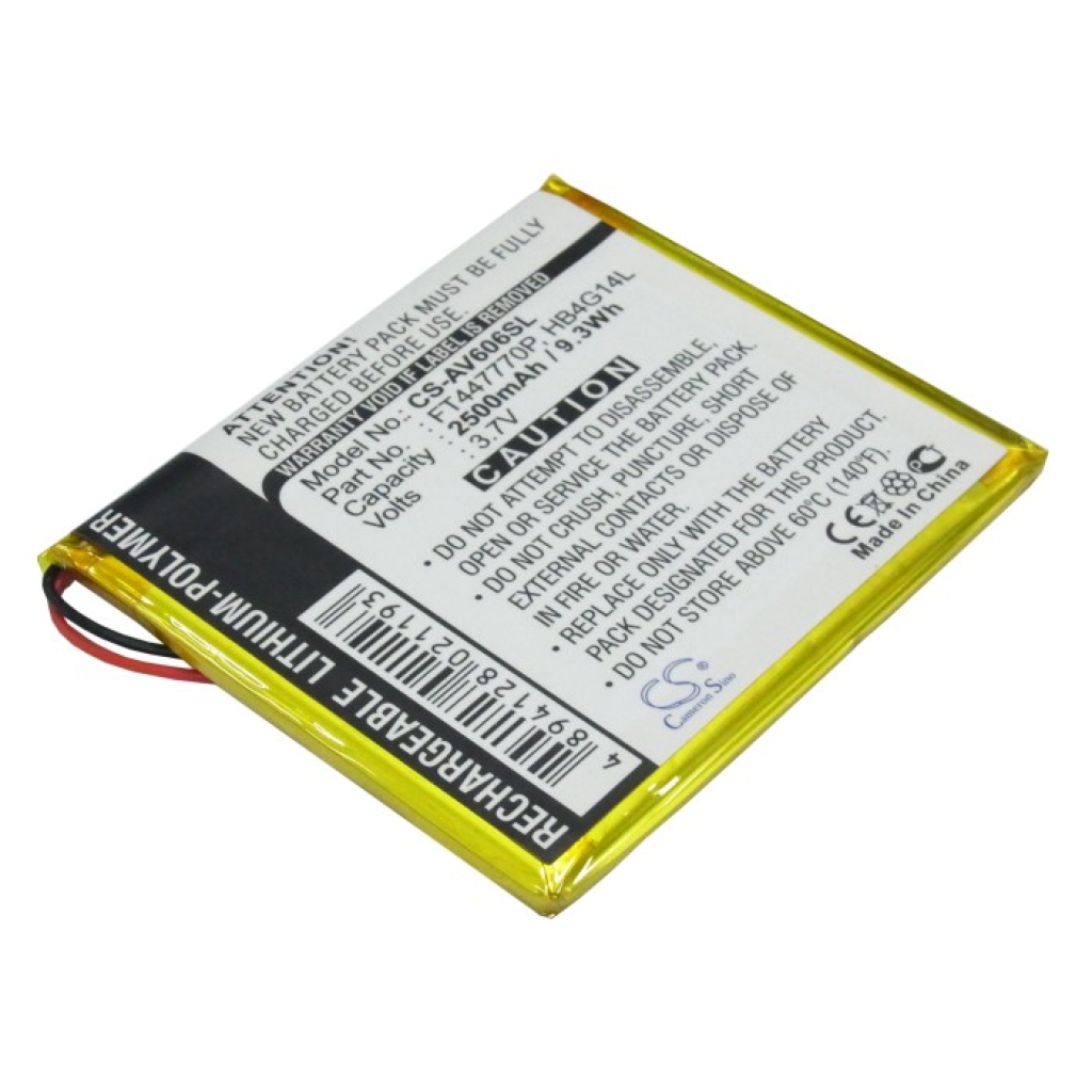 MP3, MP4, PMP Battery Archos CS-AV606SL