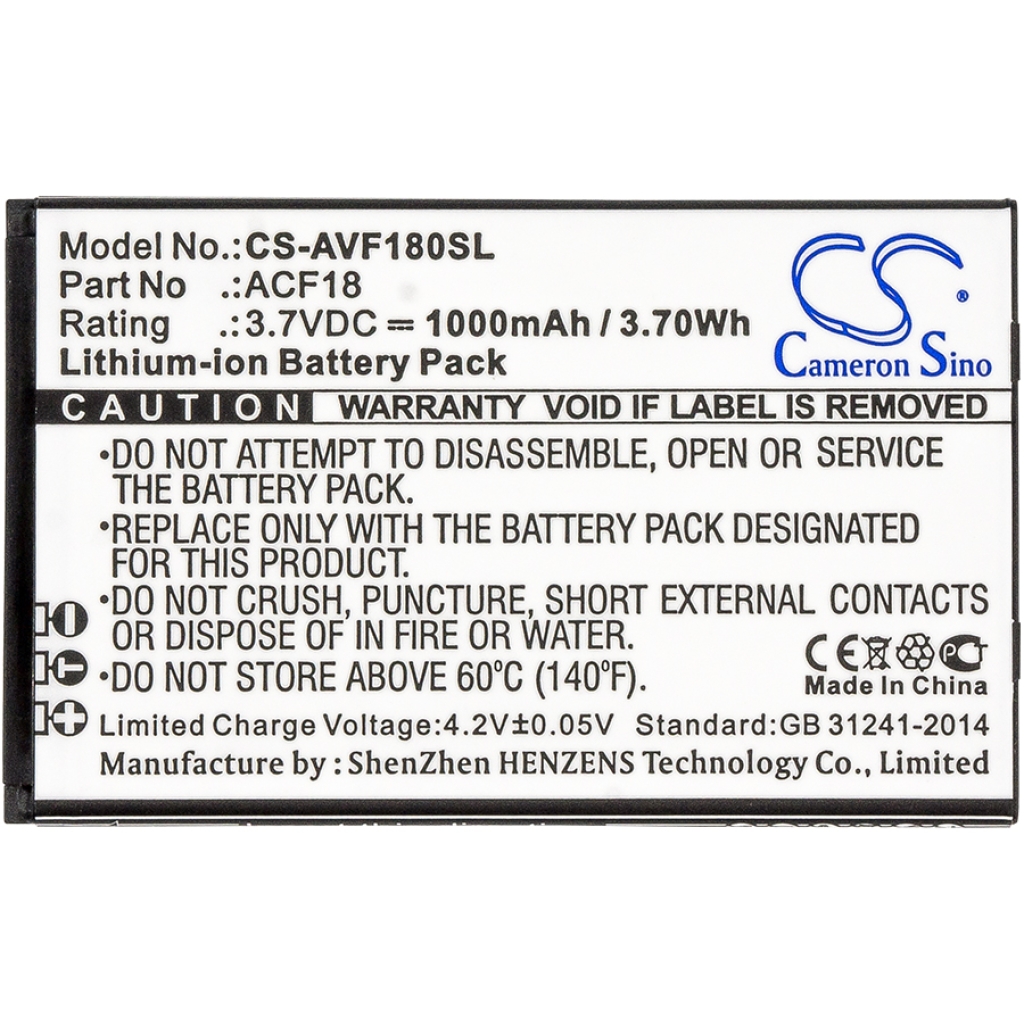 Battery Replaces ACF18