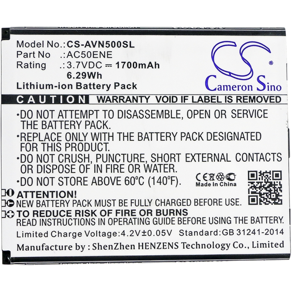 Mobile Phone Battery Archos CS-AVN500SL