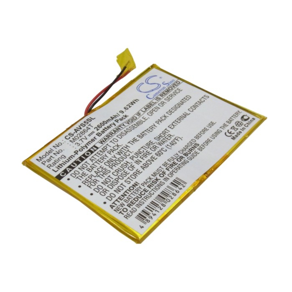 MP3, MP4, PMP Battery Archos CS-AVS5SL