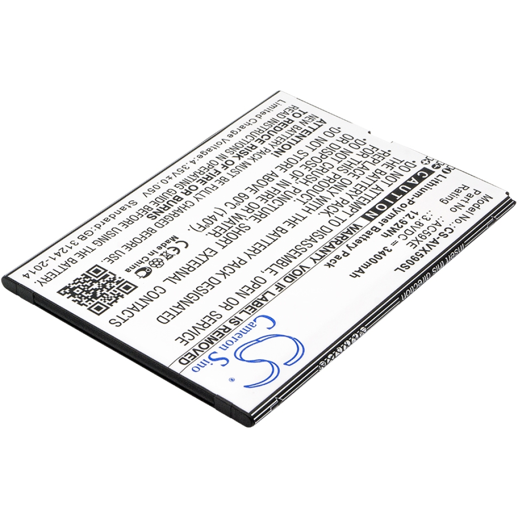 Compatible battery replacement for Archos AC59XE