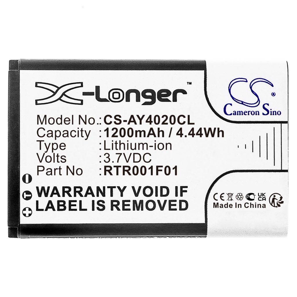 Compatible battery replacement for ALINCO  EBP-80, 51015404, RTR001F01, DBR-800D, 3BN67332AA...