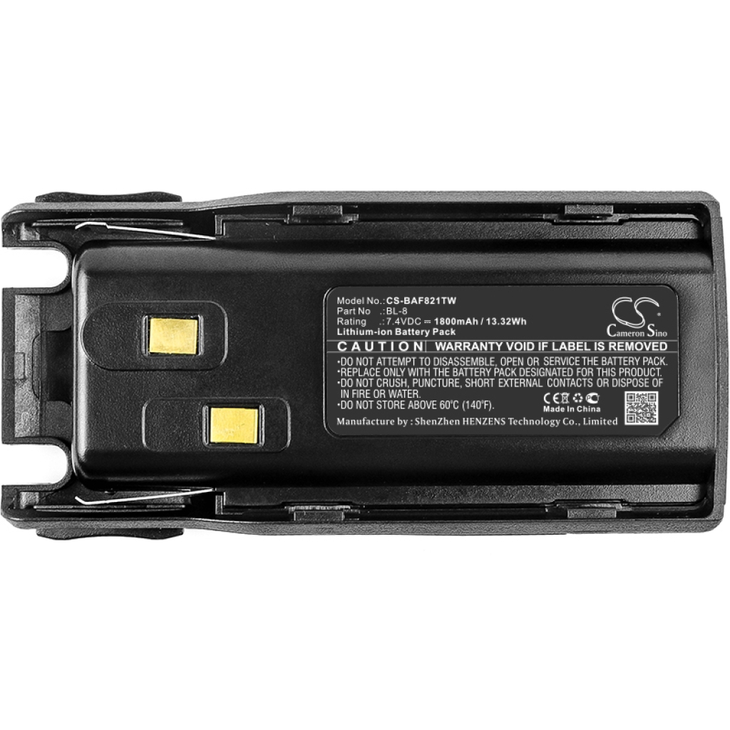 Compatible battery replacement for Baofeng  BL-8