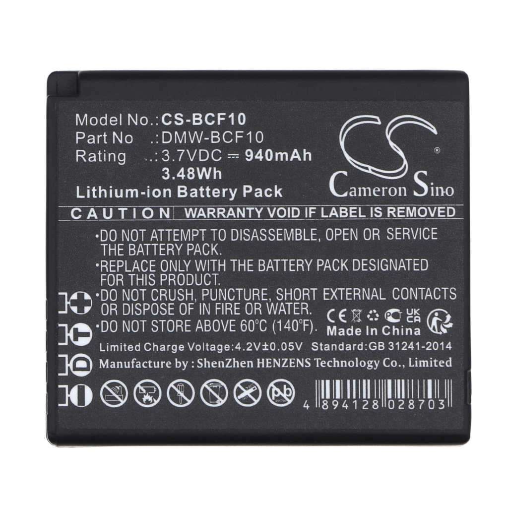 Battery Replaces DMW-BCF10E