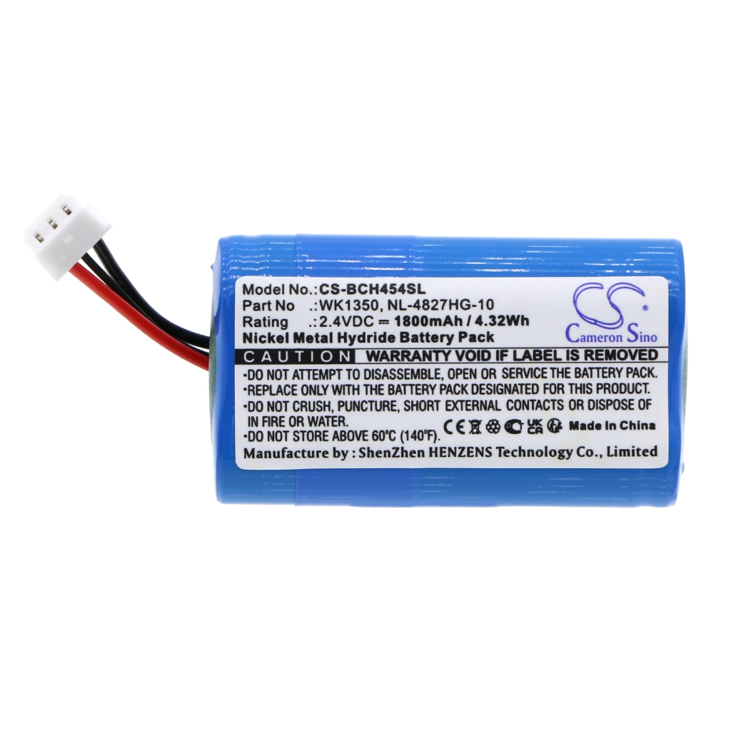 Compatible battery replacement for BOSCH  WK1350, NL-4827HG-10, BP 6001