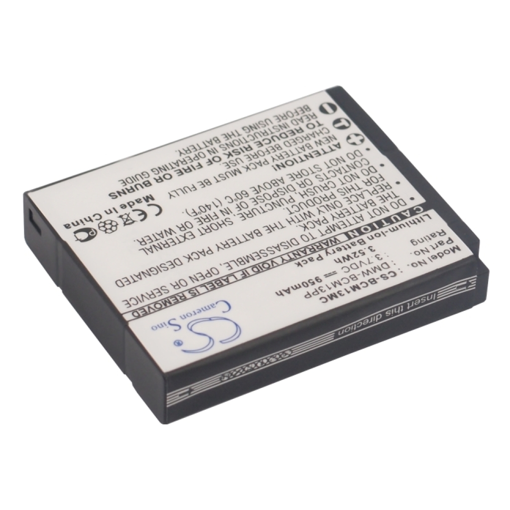 Compatible battery replacement for Panasonic  DMW-BCM13, DMW-BCM13PP, DMW-BCM13E