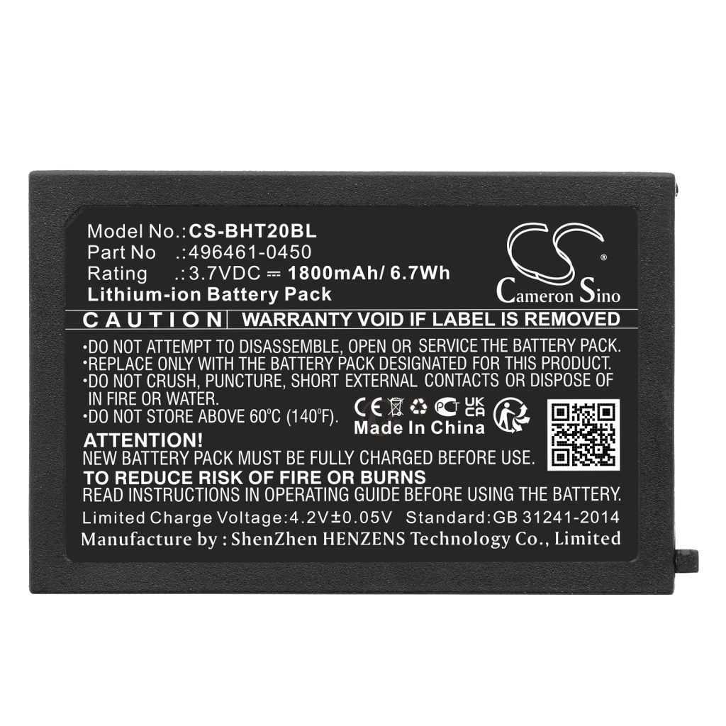 Compatible battery replacement for Denso  496461-0450, FBD2000, BT-20LB, BT-20L, 496466-1130