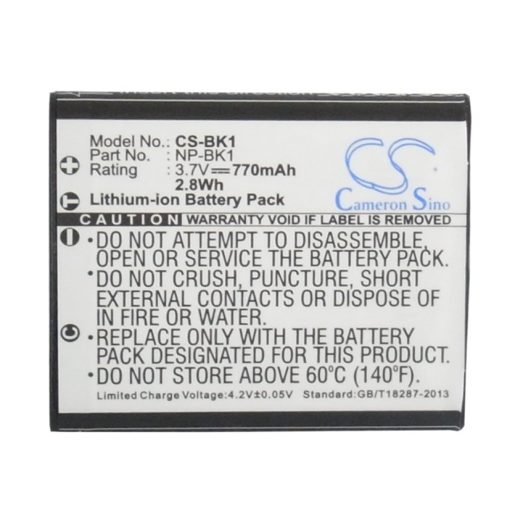 Compatible battery replacement for Sony  NP-FK1, NP-BK1