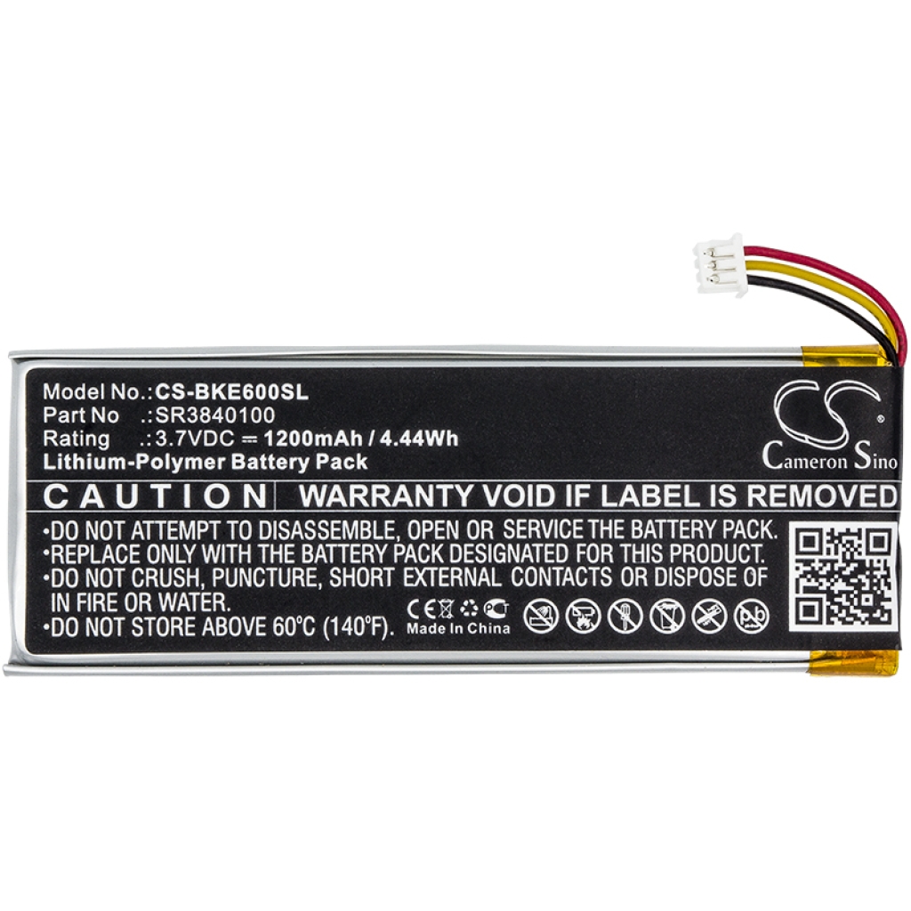 Compatible battery replacement for Becker SR3840100