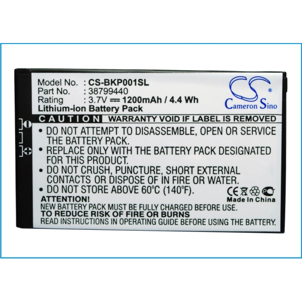 Compatible battery replacement for Becker 38799440