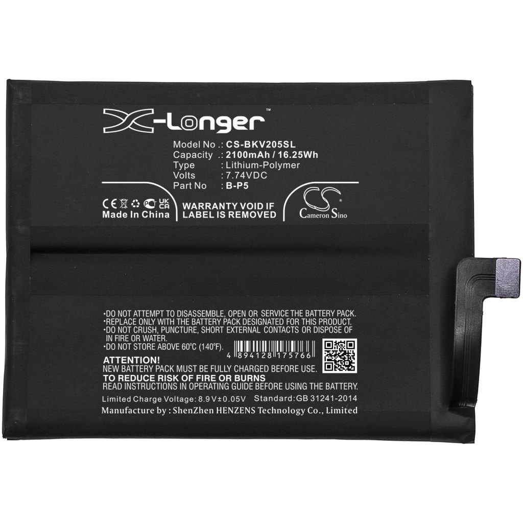 Compatible battery replacement for Vivo  B-P5