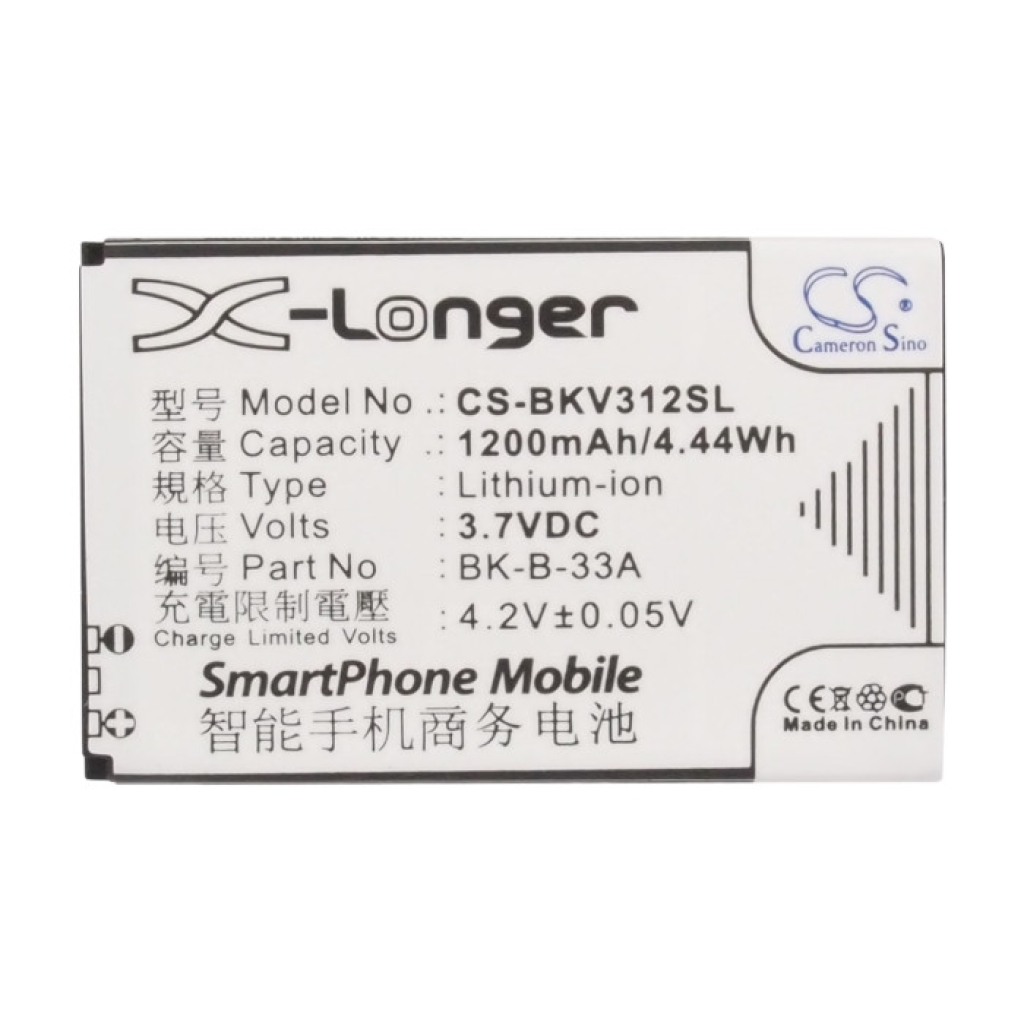 Mobile Phone Battery BBK CS-BKV312SL