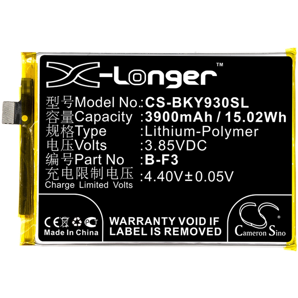 Compatible battery replacement for Vivo  B-F3