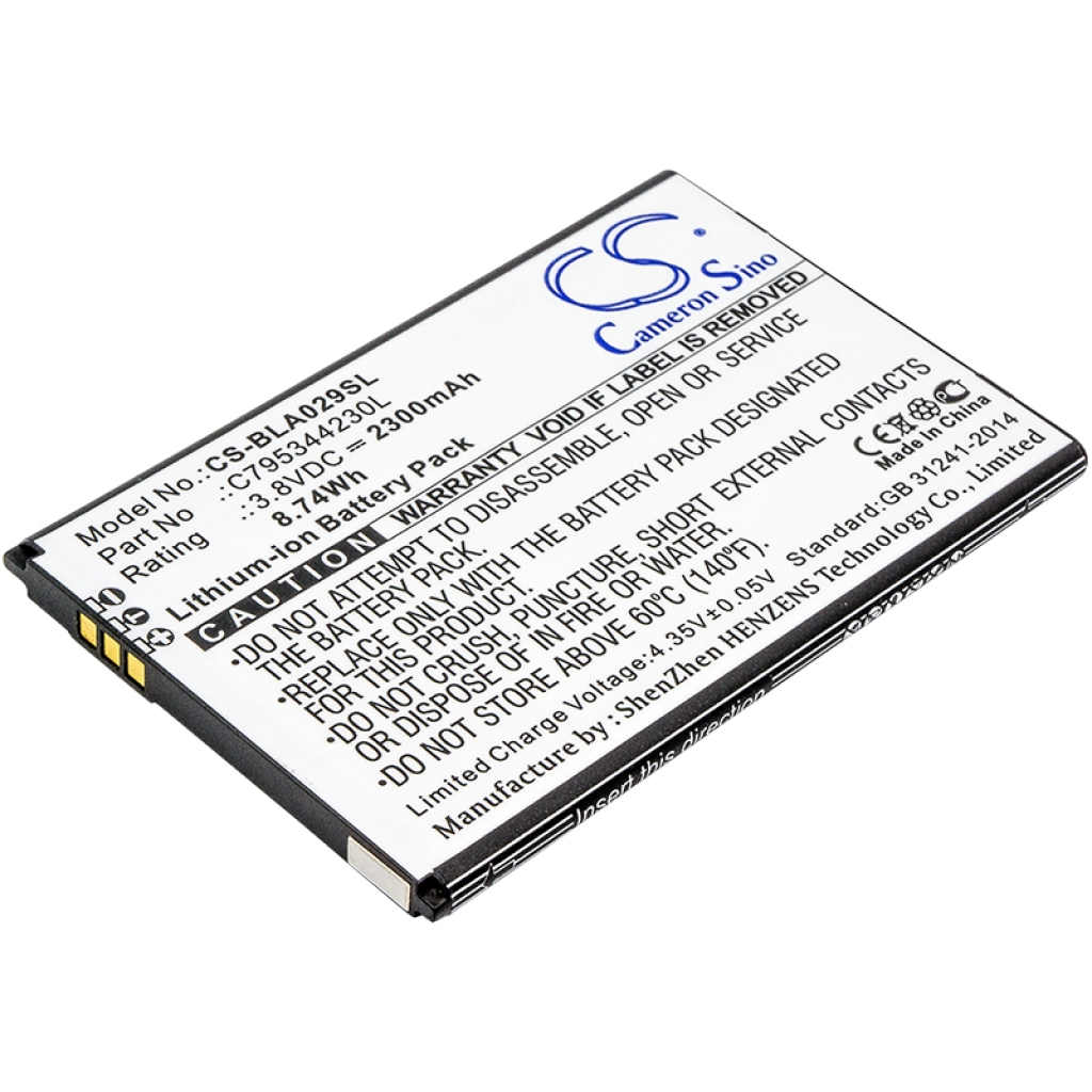 Compatible battery replacement for BLU  C795344230L