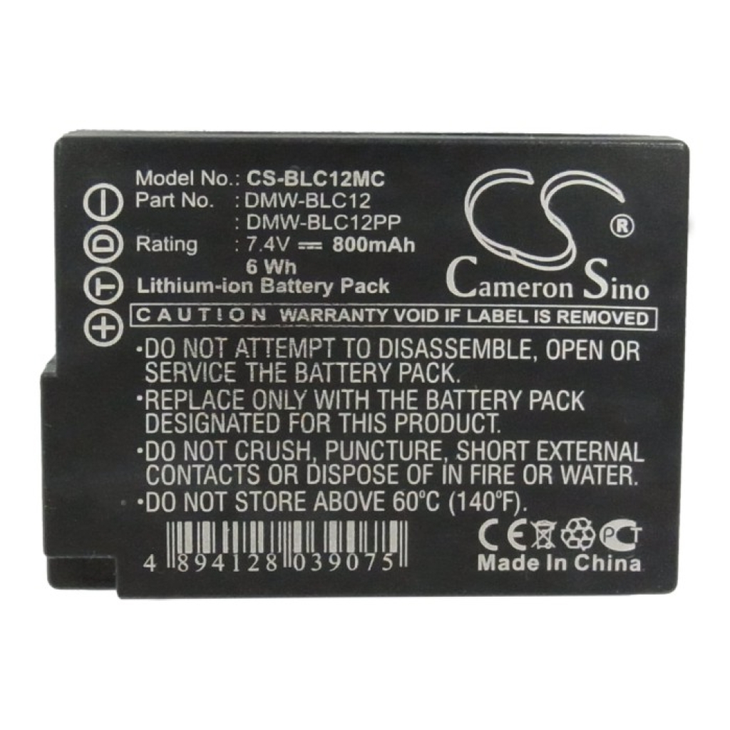 Camera Battery Panasonic Lumix DMC-G6