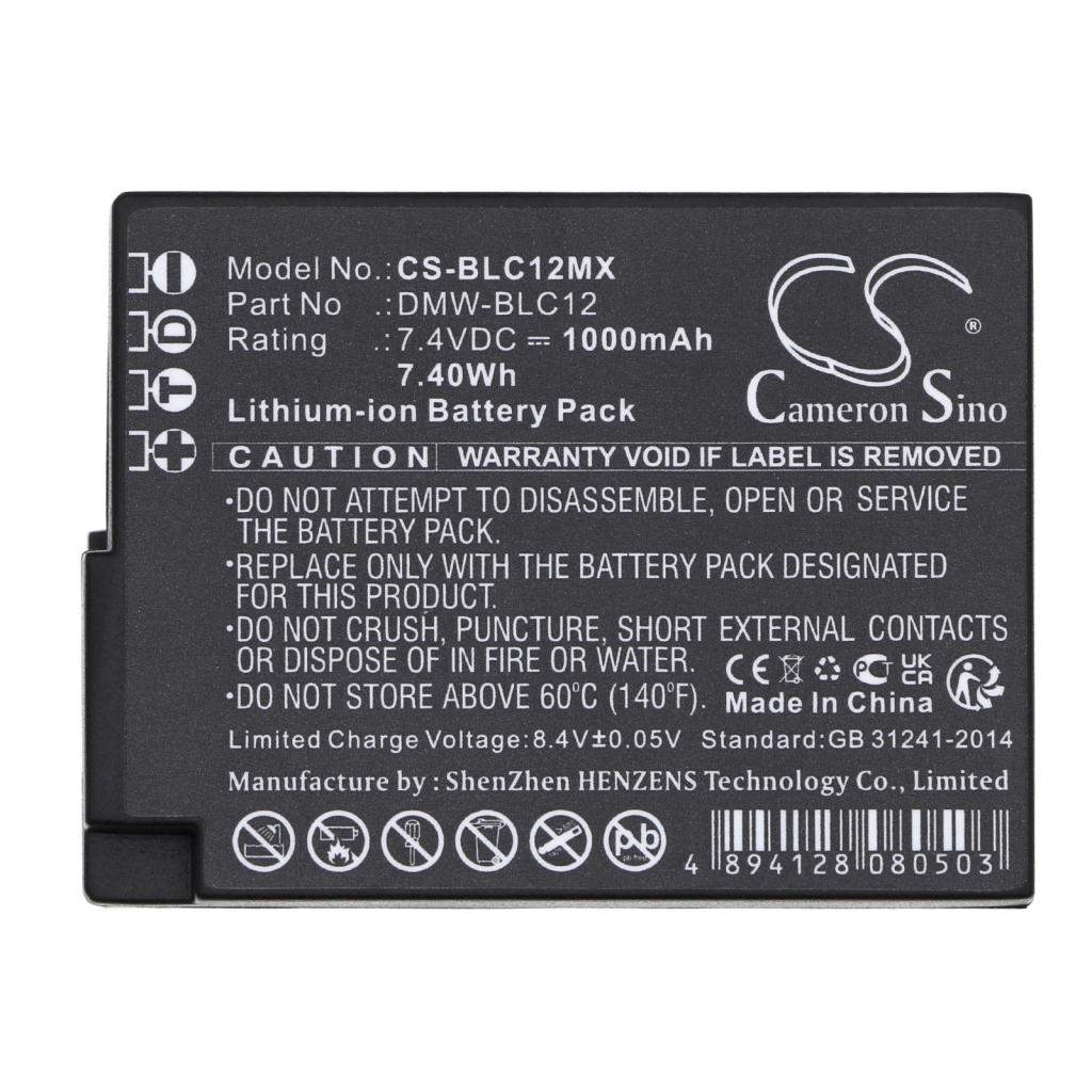 Camera Battery Panasonic Lumix DMC-G6