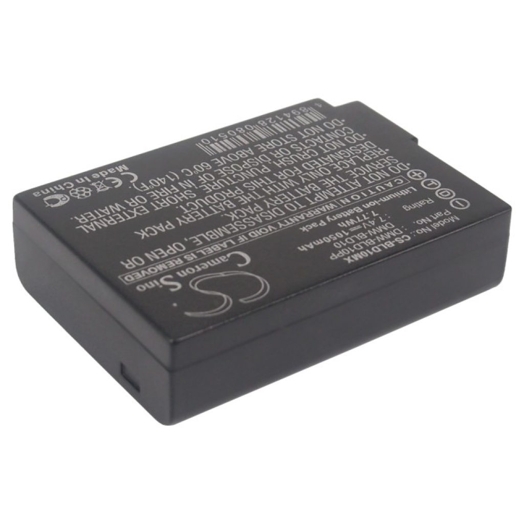 Compatible battery replacement for Panasonic  DMW-BLD10, DMW-BLD10PP, DMW-BLD10GK, DMW-BLD10E