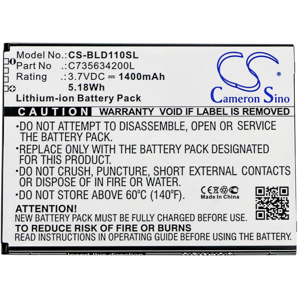 Mobile Phone Battery BLU CS-BLD110SL