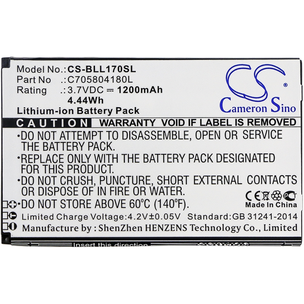 Mobile Phone Battery BLU CS-BLL170SL