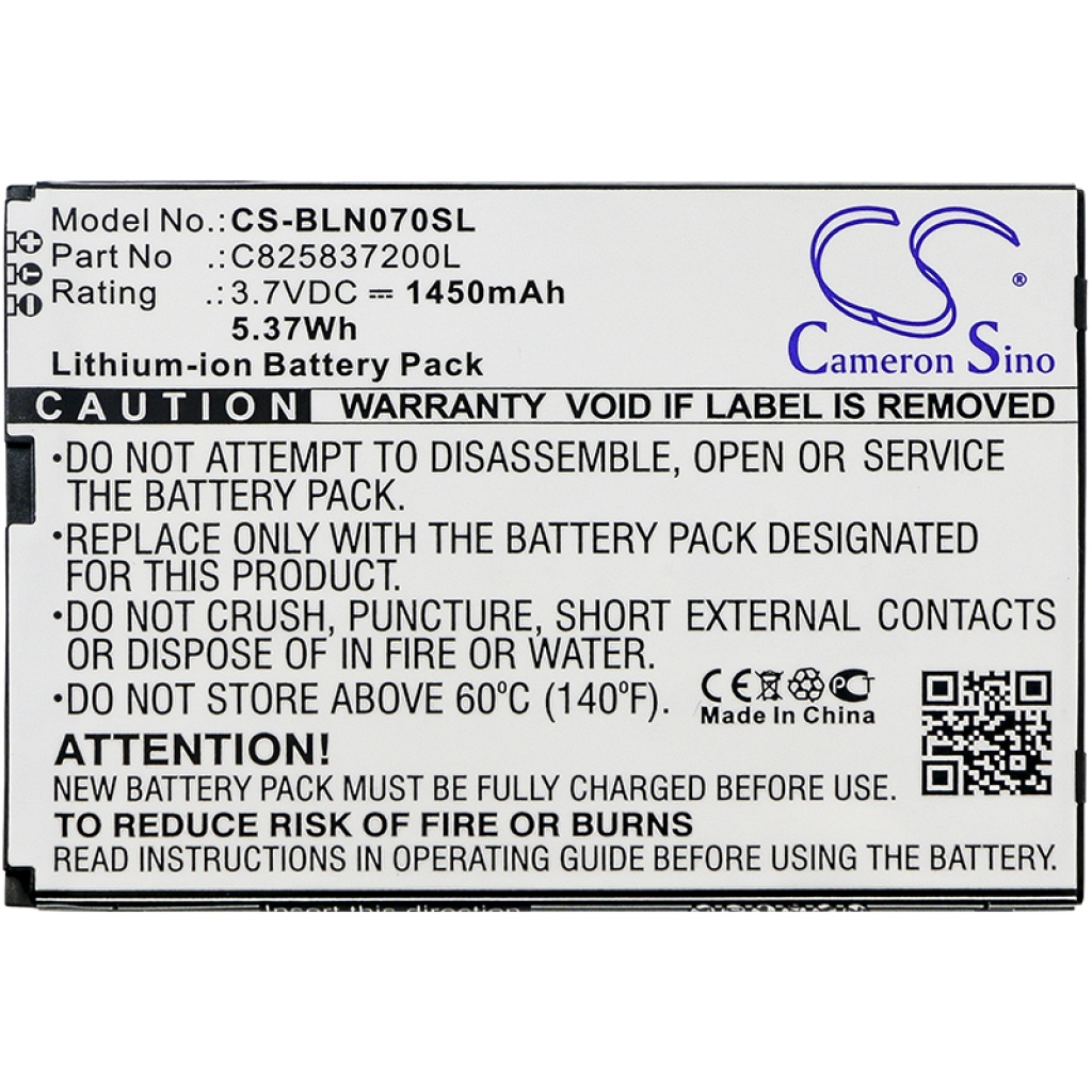 Battery Replaces C825837200L