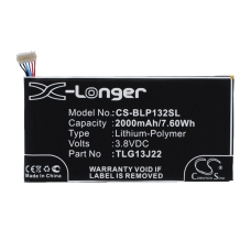 Compatible battery replacement for Wiko TLG13J22,TLG13J24