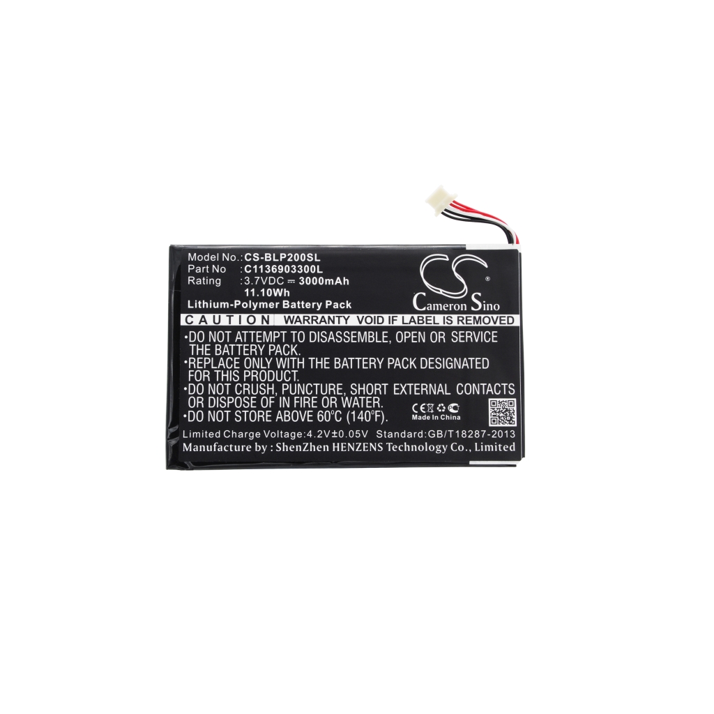 Compatible battery replacement for BLU C1136903300L