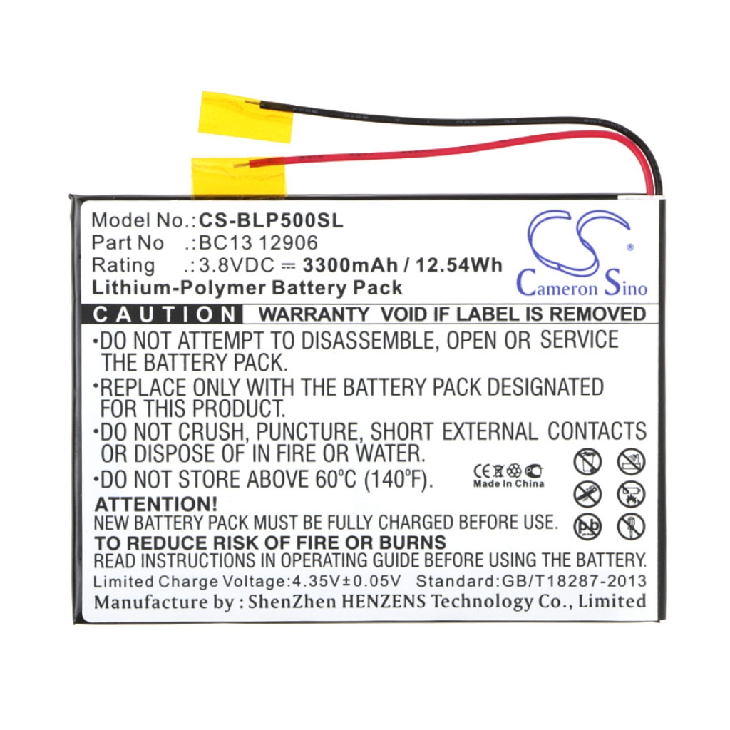 Compatible battery replacement for BLU  BC13 12906