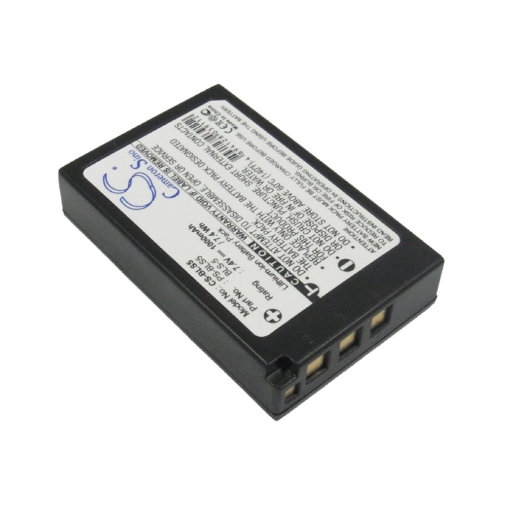 Compatible battery replacement for Olympus  PS-BLS5, BLS-50, BLS-5