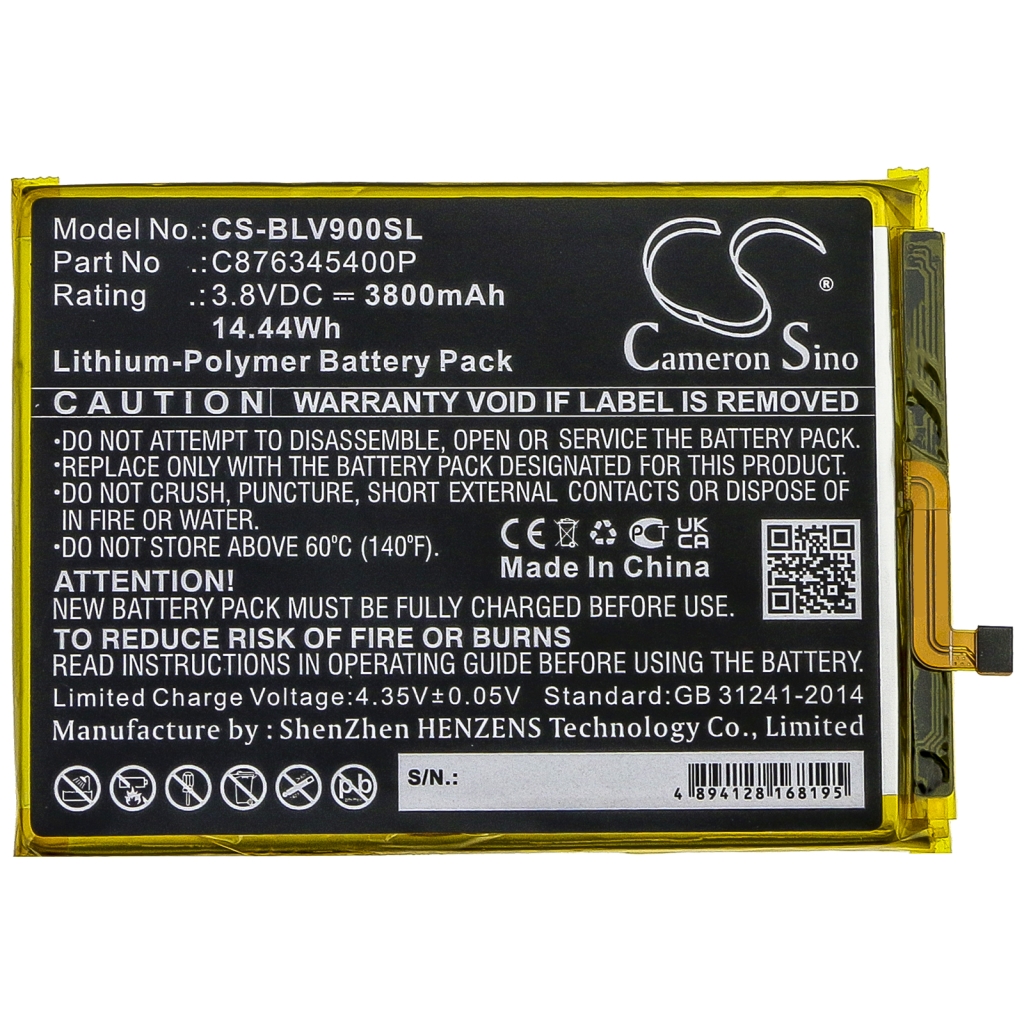 Battery Replaces C876345400P