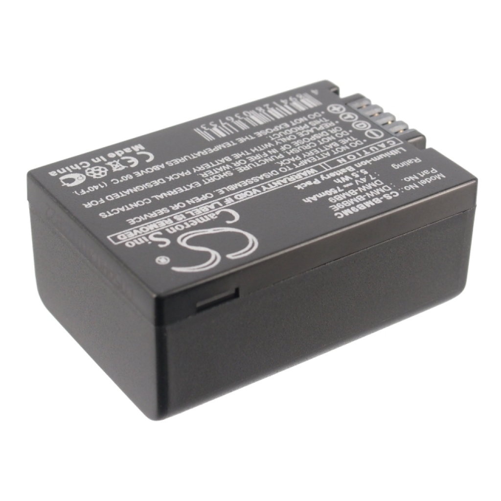 Compatible battery replacement for Panasonic  DMW-BMB9E, DMW-BMB9