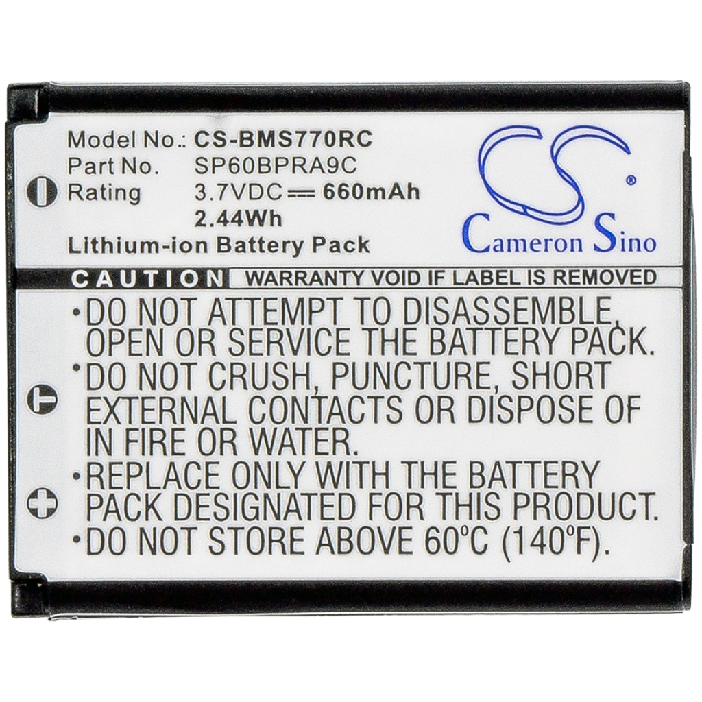 Keyboard Battery Sony Panasonic CS-BMS770RC