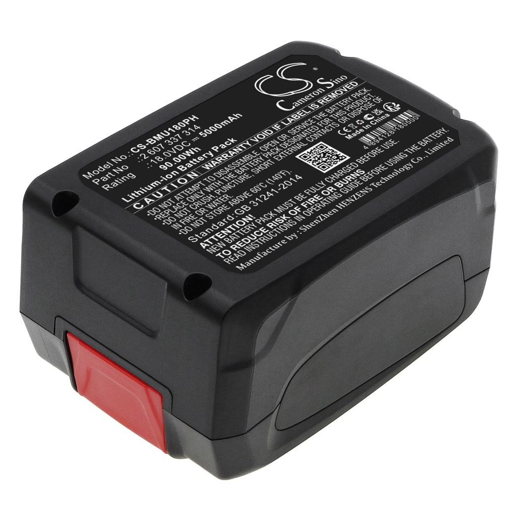 Compatible battery replacement for BOSCH  17006127, 2 607 337 314, 17004934, R909723, 17007103...