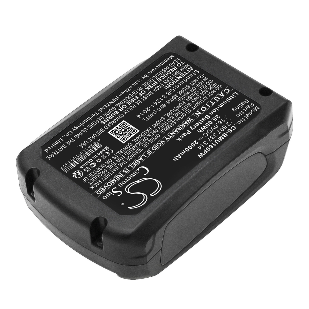 Compatible battery replacement for BOSCH  17006127, 2 607 337 314, 17004934, R909723, 17007103...