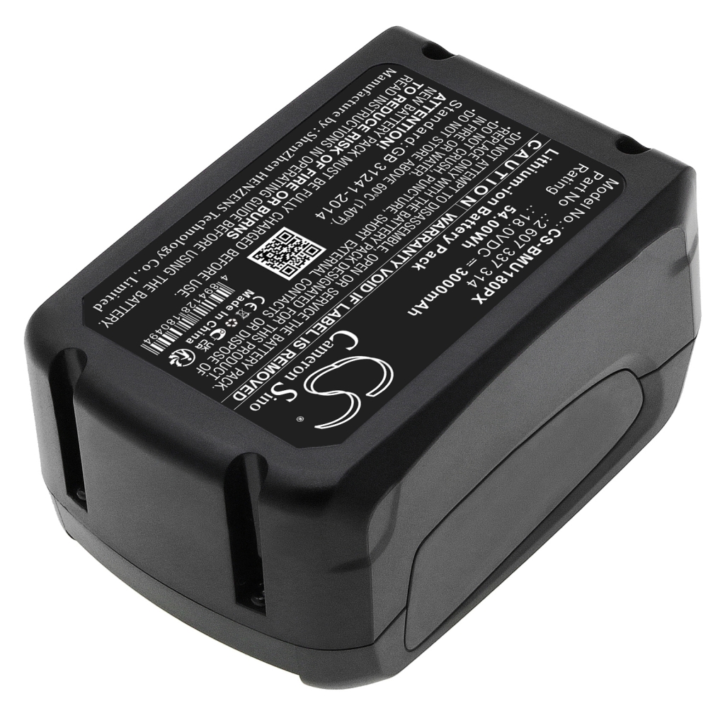 Compatible battery replacement for BOSCH  17006537, 6.05.40.09-0, 17006127, 2 607 337 314, 17004934...