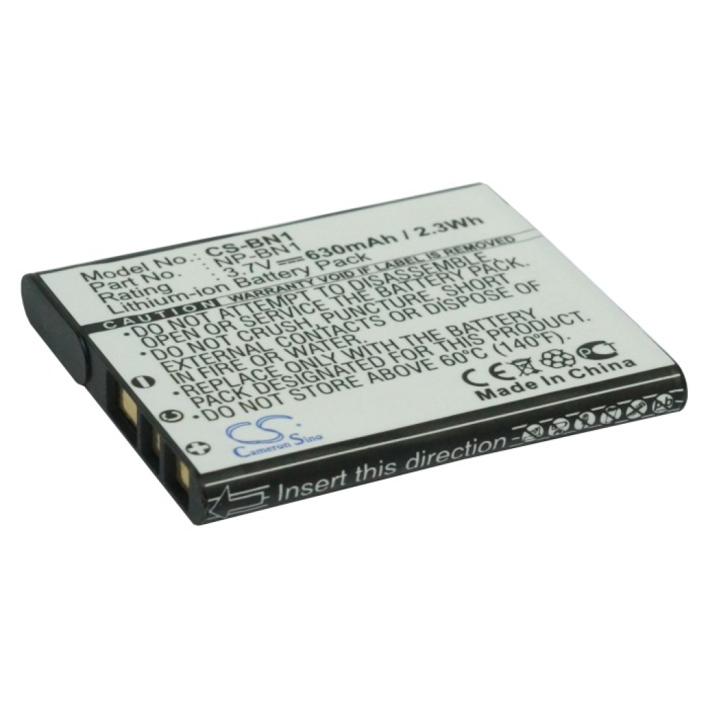 Compatible battery replacement for Sony  NP-BN1, NP-BN