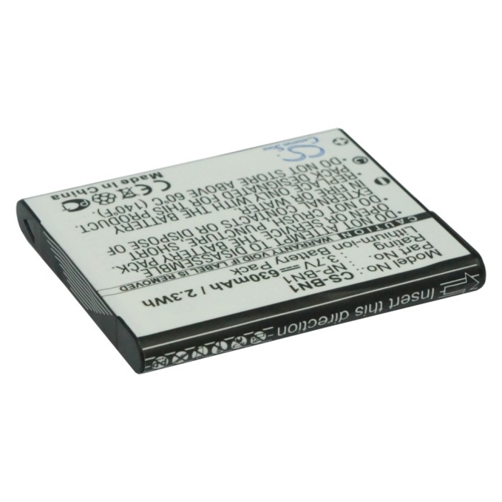 Compatible battery replacement for Sony  NP-BN1, NP-BN