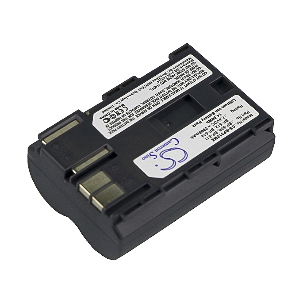 Compatible battery replacement for Canon  BP-511A, BP-511, BP-508, BP-514, BP-512