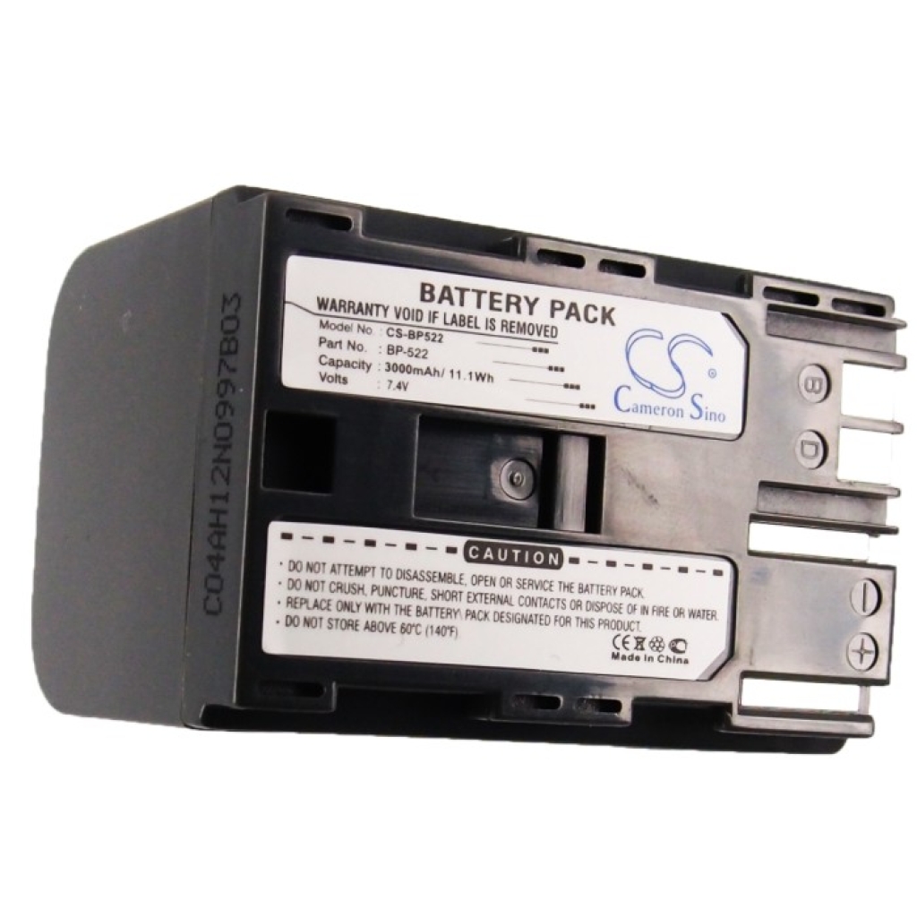 Compatible battery replacement for Canon  BP-522