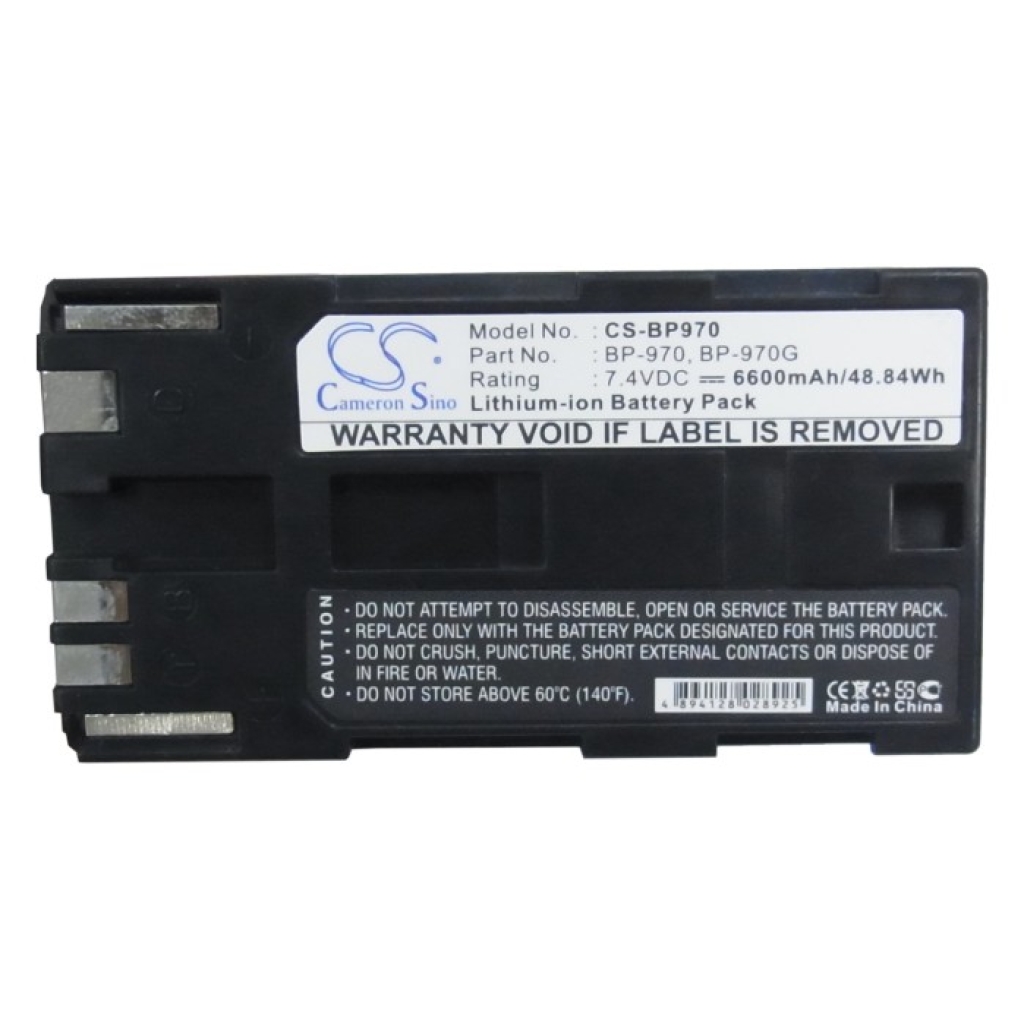 Compatible battery replacement for Canon  BP-970G, BP-970